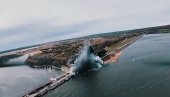 Застрашујућ снимак удара 6 навођених бомби: Руси погодили кључну брану Харкова (ВИДЕО)