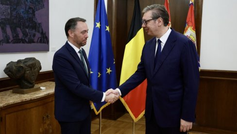 Dobar i sadržajan razgovor: Oglasio se Vučić posle sastanka sa potpredsednikom vlade Belgije (FOTO)