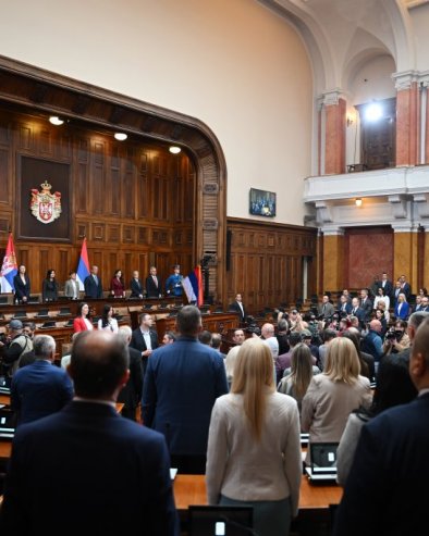 САМО ЈЕДНА ТАЧКА ДНЕВНОГ РЕДА: Данас посебна седница Скупштине Србије