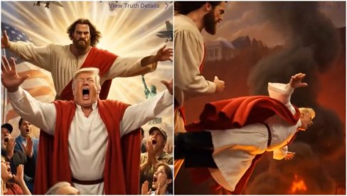 Isus udara Trampu šamar, šiklja krv: Iranci objavili snimak i brutalno odgovorili američkom predsedniku (VIDEO)