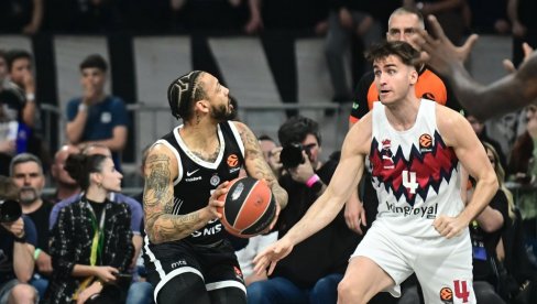 ПАРТИЗАН СЕ ПОБЕДОМ ОПРОСТИО ОД ЕВРОЛИГЕ! Црно-бели срушили Басконију у Арени