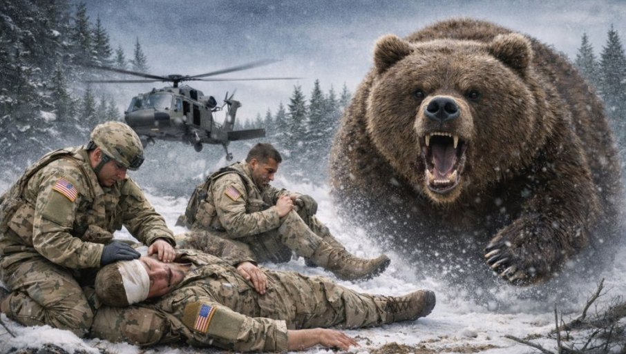 Susret sa zveri na Aljasci: Pripadnici elitne divizije SAD teško povređeni u napadu medveda