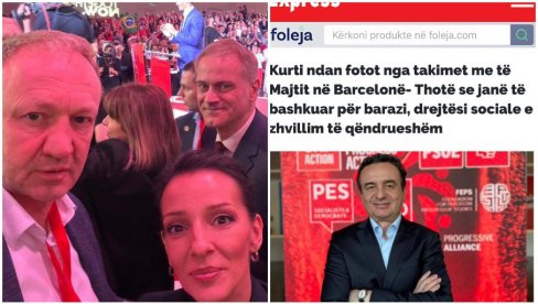 Курти предводио блокадерску екипу у Барселони! Ово су те "глобалне прогресивне снаге" које би да преузму Србију?