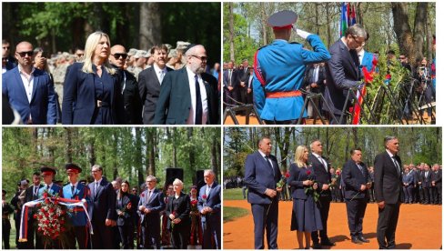 Вучић у Доњој Градини: У току парастос и помен свим жртвама Јасеновца (ФОТО)