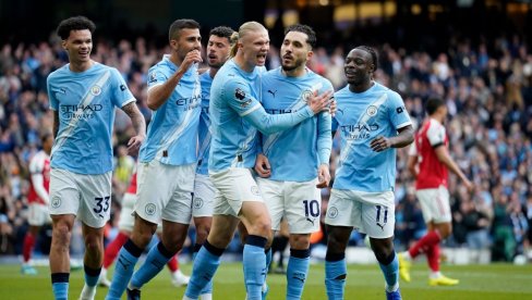 Haos u Premijer ligi! Mančester siti slavio pogotkom Halanda protiv Arsenala i uključio se u borbu za titulu!