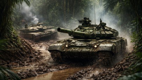 Брутално поређење: Један тенк прошао кроз пакао џунгле – остали се заглавили у блату!