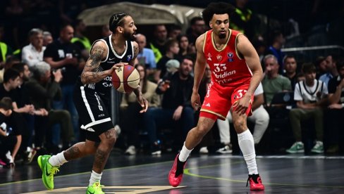 Partizan opet pobedu Zvezdu: Crno-beli posle velike borbe slavili u ABA ligi (FOTO)