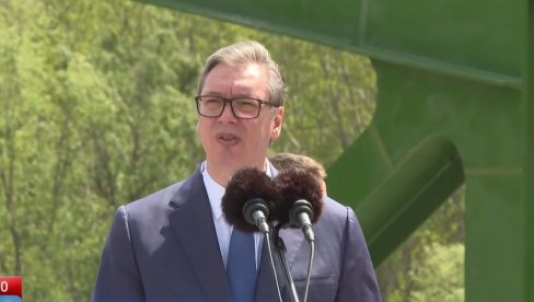 Vučić poručuje iz Tomaševca: Ubrzano radimo na auto-putu Beograd - Zrenjanin