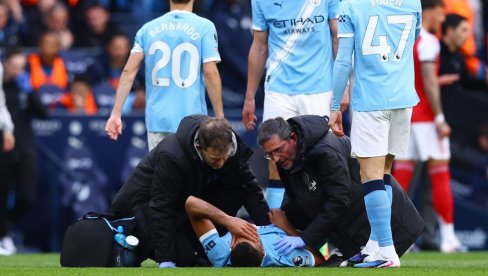 Loše vesti za Mančester siti: Građani pobedili Arsenal, ali povredio im se važan igrač