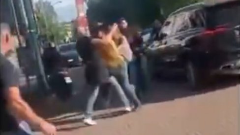 Orban se potukao sa navijačem posle poraza: Prolaznici morali da ih razdvajaju, kamere sve zabeležile! (VIDEO)