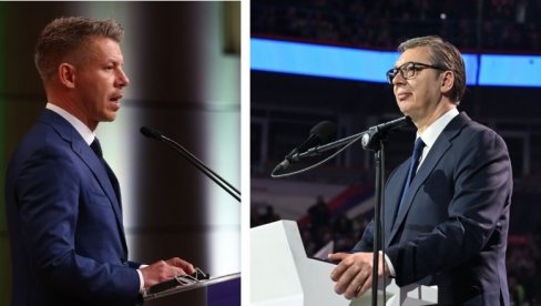 U toku prvi razgovor predsednika Vučića i Petera Mađara