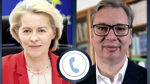 Вучић разговарао са Урсулом: Србија наставља одговорно и посвећено да ради на усклађивању са европским стандардима