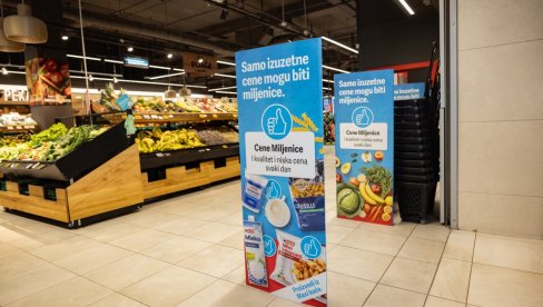 „Cene Miljenice“ - kvalitet i niska cena svaki dan: Trgovinski lanac MAXI predstavio više stotina proizvoda po redovno niskoj ceni