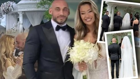 Венчање деценије било као из бајке: Теа Таировић и Иван Вардај славе прву годишњицу брака (ФОТО)