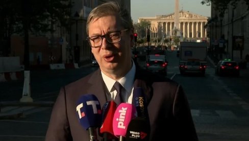 Vučić iz Francuske: Ako se budem kandidovao, tražiću podršku naroda