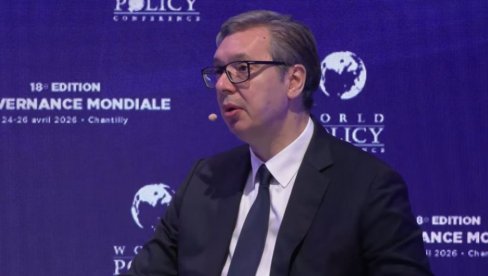 "Možete li da odete kod Zelenskog i kažete da zaboravi Krim, kao što nama govorite za Kosovo?" Vučić održao moćan govor u Francuskoj