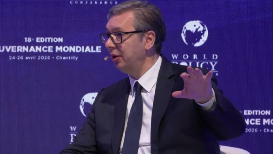 Govorio sam kako su gažena naša prava Vučić se obraća iz Šantilija nakon moćnog govora na Međunarodnoj konferenciji o globalnoj politici