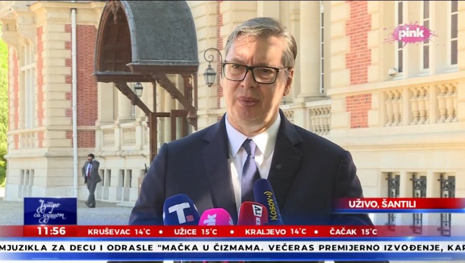 Naši argumenti su briga o ljudima, Srbija pobeđuje Vučić se iz Francuske obratio naciji