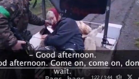 Ukrajinci robotom evakuisali ženu (77) iz opasne zone: Spašena od sigurne smrti ( VIDEO)