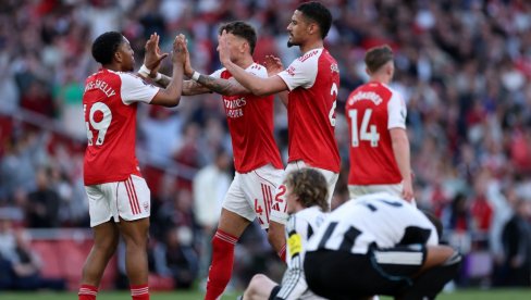 Arsenal je opet prvi u Premijer ligi: Tobdžije se mučile, ali pobedile NJukasl (VIDEO)