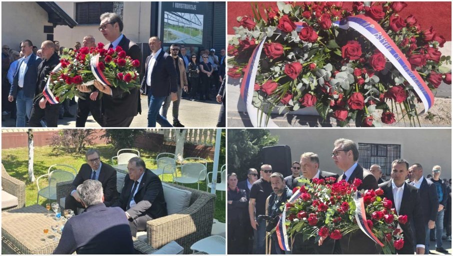 Vučić stigao na sahranu Dodikove majke: Predsednik došao da pruži podršku u najtežim trenucima, na vencu ispisana posebna poruka (FOTO)