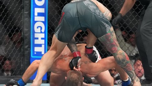 UFC STIGAO U BEOGRAD! Pogledajte kako Arena izgleda pred istorijske borbe koje će oduševiti planetu (VIDEO)