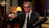 Вучић о Трампу: Не оправдавам сваки његов потез, али да сам Американац, гласао бих за њега (ВИДЕО)