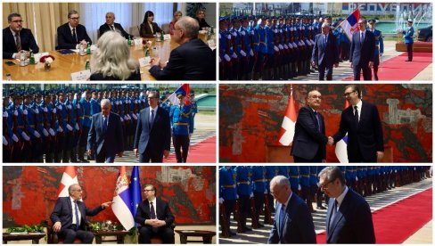 Vučić dočekao švajcarskog predsednika: U toku plenarni sastanak delegacija (VIDEO)