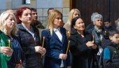 По први пут у календару државних церемонија: У Цркви Светог Марка служен парастос страдалима у хрватској операцији Бљесак (ФОТО)