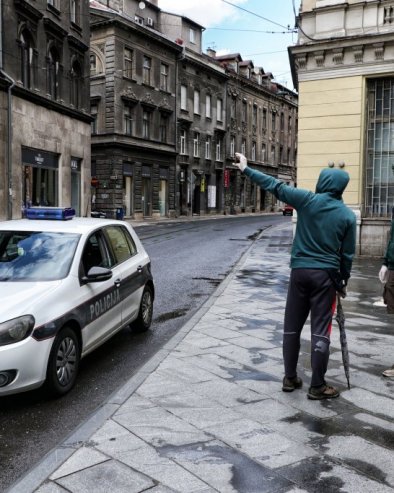 MASOVNA TUČA U CENTRU SARAJEVA: Policija na terenu