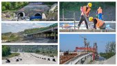 Dunavske obale sve bliže: Neimari neumorno rade na spajanju mosta kod Novog Sada na Fruškogorskom koridoru (FOTO)