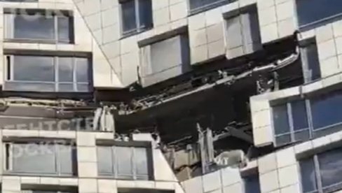Haos pred paradu u Moskvi: Ukrajina pogodila stambeni kompleks nedaleko od Crvenog trga (VIDEO)