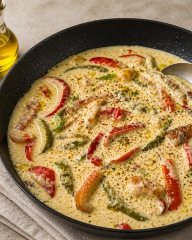 PAPRIKA U KREMASTOM SOSU: Brz ručak koji osvaja
