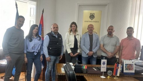 У ПОСЕТИ РАШКОЈ И ТРСТЕНИКУ: Спортски савез Србије наставио своје активности