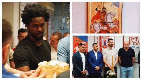 KAKVE SCENE NA MALOM KALEMEGDANU: Košarkaški klub Crvena zvezda proslavio Đurđevdan, i to kako (VIDEO)