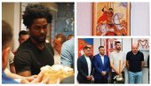 KAKVE SCENE NA MALOM KALEMEGDANU: Košarkaški klub Crvena zvezda proslavio Đurđevdan, i to kako (VIDEO)