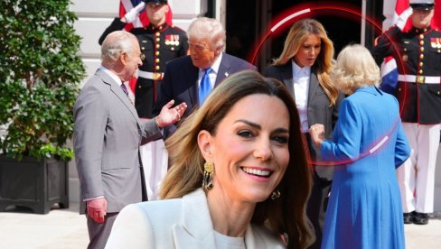 POSLALA PORUKU PREKO KAMILE: Šta je navodno Melanija Tramp poručila Kejt Midlton?