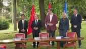 CEREMONIJA U VILI MIR: Vučić prisustvuje potpisivanju dokumenata za izgradnju puta Vožd Karađorđe (VIDEO)