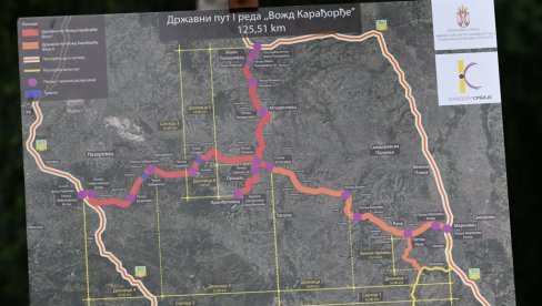 "ВОЖД КАРАЂОРЂЕ" ЋЕ ПОВЕЗАТИ СРЦЕ ШУМАДИЈЕ СА ИСТОКОМ СРБИЈЕ: Ово је комплетна траса нове брзе саобраћајнице (ФОТО)