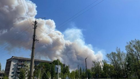 СУМЊА СЕ НА ЉУДСКИ ФАКТОР: Пожар код овог места још увек није под контролом