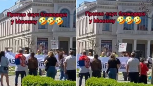БЛОКАДЕРИ ПУКЛИ И У МИНХЕНУ! Шака људи дошла да подржи лажне студенте!