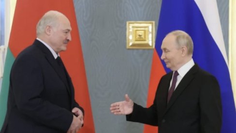 SAVEZNIČKI ODGOVOR ZAPADU : Putin i Lukašenko ujedinjeni protiv prekrajanja istorije