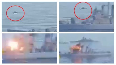 BRUTALAN NAPAD IRANA NA AMERIČKI RATNI BROD: Pogledajte kako je to izgledalo, odjeknula ogromna eksplozija (VIDEO)