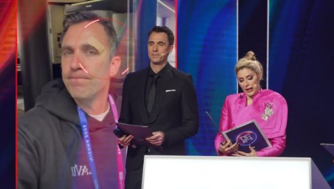 POVREDIO SE VODITELJ RTS-a: Oglasio se sa Evrovizije - Mnogo je krvarilo