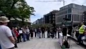 BLOKADERIMA PROPAO SKUP U FRANKFURTU: Okupila se šačica ljudi