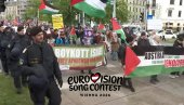 BLOKIRAN SAOBRAĆAJ U BEČU: Protest protiv Evrovizije i Izraela - nekoliko sati pred finale (VIDEO)