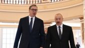 ZAHVALAN SAM ALIJEVU NA GOSTOPRIMSTVU Vučić: Mislim da smo dalje unapredili, produbili i otvorili neka nova polja saradnje (FOTO)