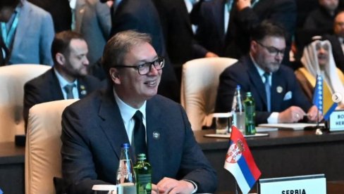 СА ПОНОСОМ ПРЕДСТАВЉАМ СРБИЈУ: Огласио се Вучић са Светског урбаног форума у Бакуу (ФОТО)