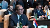 СА ПОНОСОМ ПРЕДСТАВЉАМ СРБИЈУ: Огласио се Вучић са Светског урбаног форума у Бакуу (ФОТО)