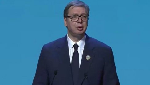 VUČIĆ SE OBRATIO NA SVETSKOM URBANOM FORUMU U BAKUU: Dragi prijatelji, nadam se da ću vas videti na Ekspu 2027. (VIDEO)